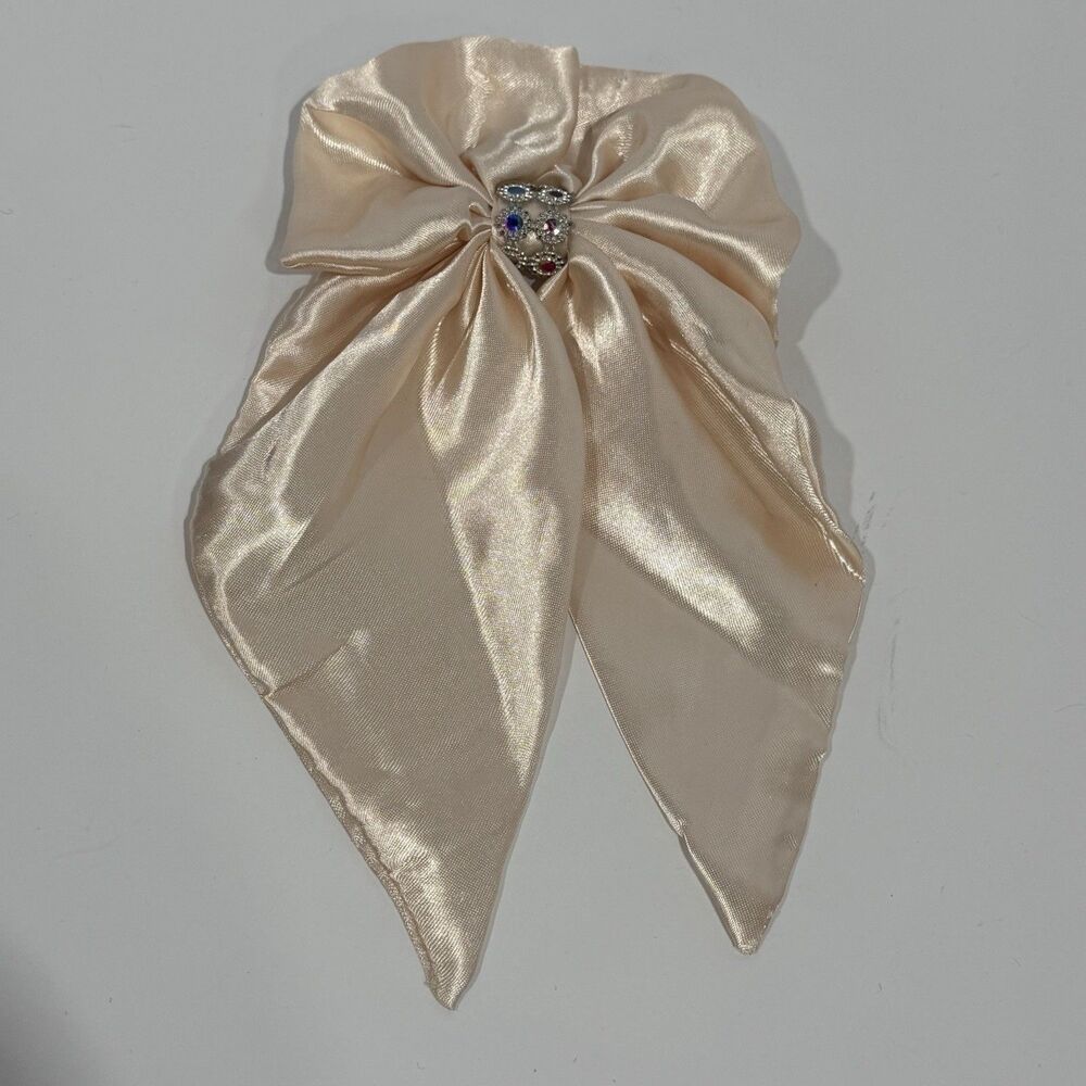 Large Satin Bow Barrettes Women Ribbon Hair Clips Hairpins for Styling - Picture 16 of 16